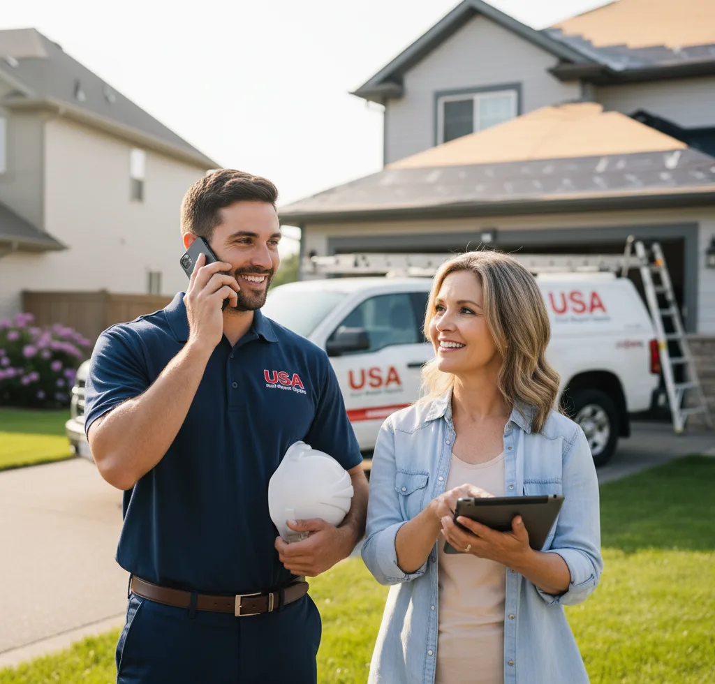 USA Roof Repair Experts customer support in Dequincy